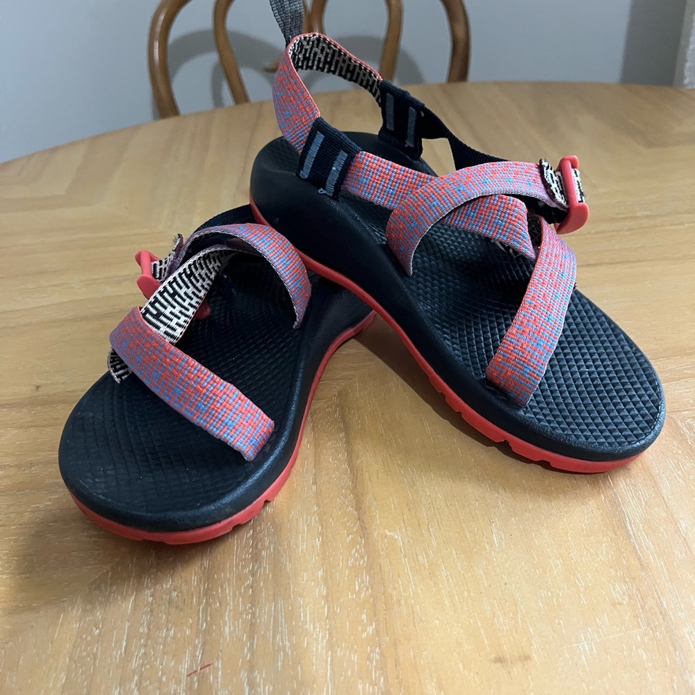 Chaco Red and Black Women's Sandals
